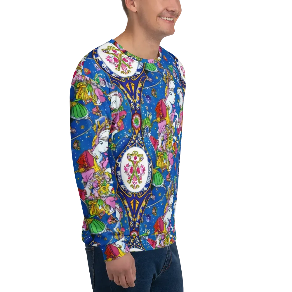 Galactic Masquerade on Sweatshirt — Right Front