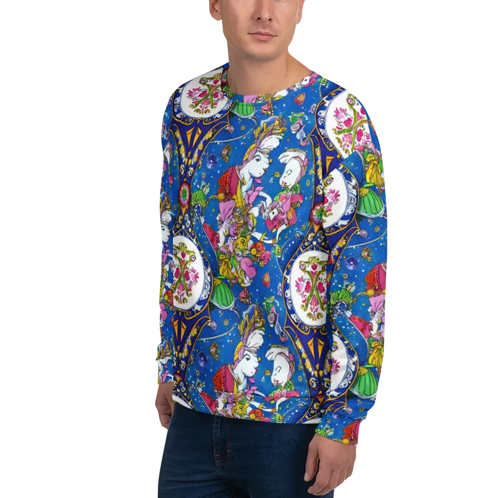 Galactic Masquerade on Sweatshirt — Left Front