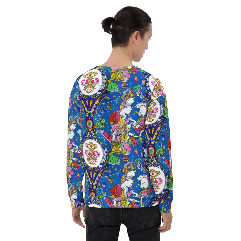 Galactic Masquerade on Sweatshirt — Back