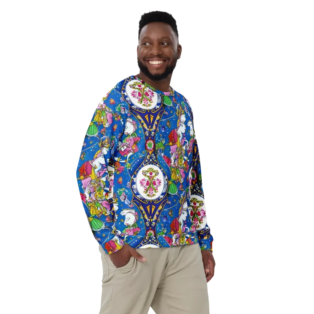 Galactic Masquerade on Sweatshirt — Front