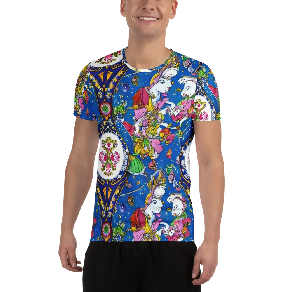 Galactic Masquerade on Men's Athletic T-Shirt — Front