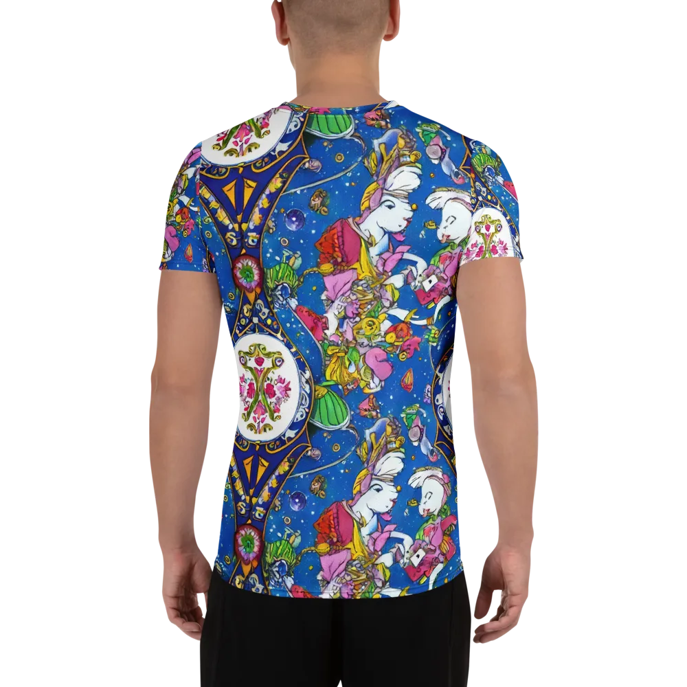 Galactic Masquerade on Men's Athletic T-Shirt — Back