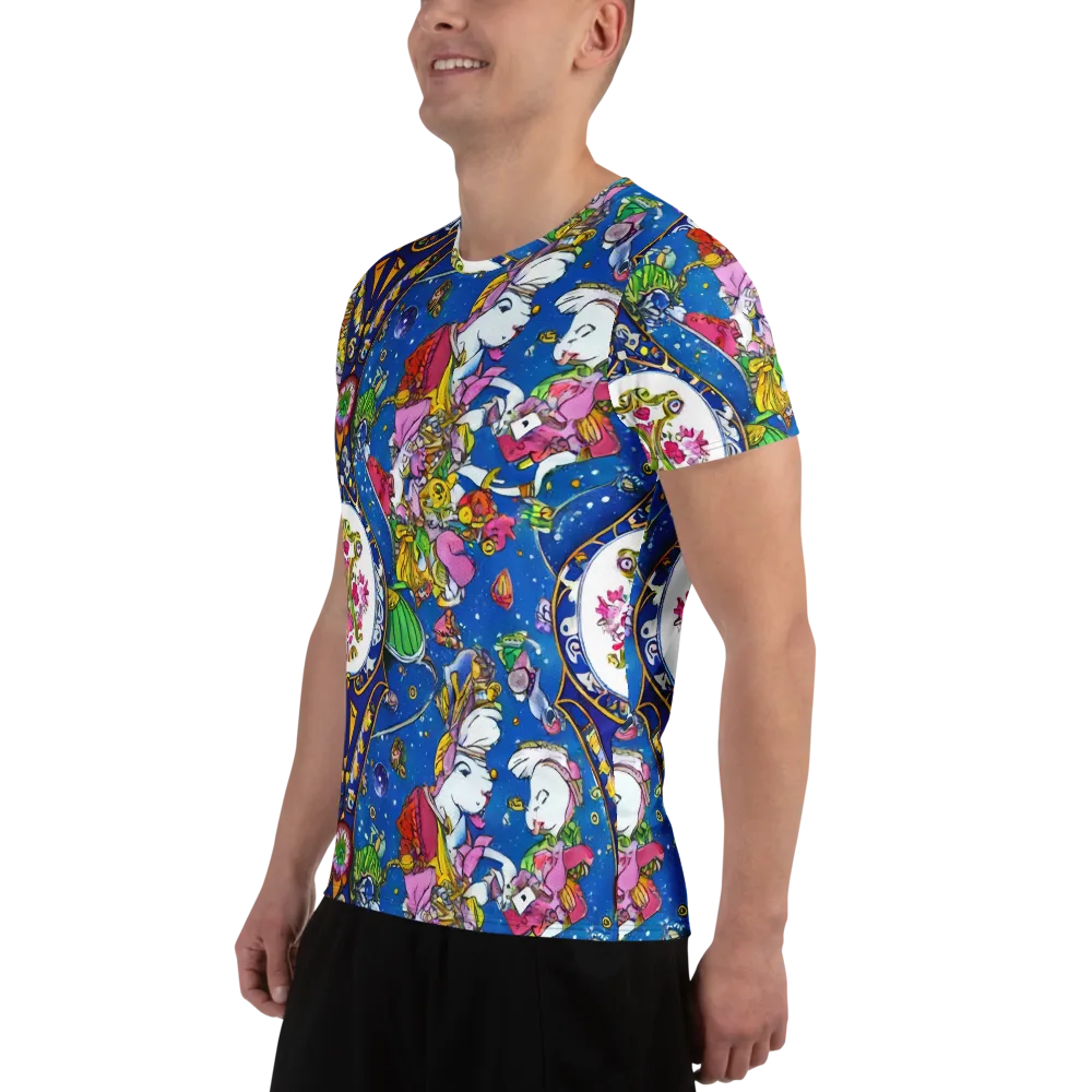 Galactic Masquerade on Men's Athletic T-Shirt — Left