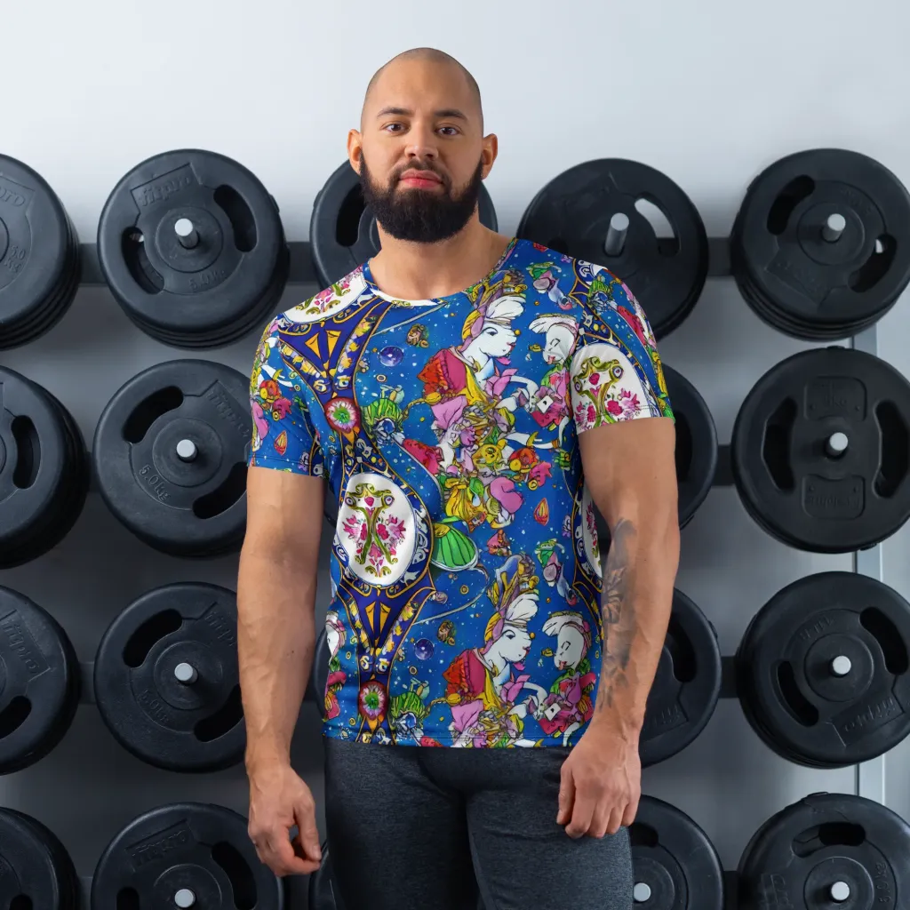 Galactic Masquerade on Men's Athletic T-Shirt — Front