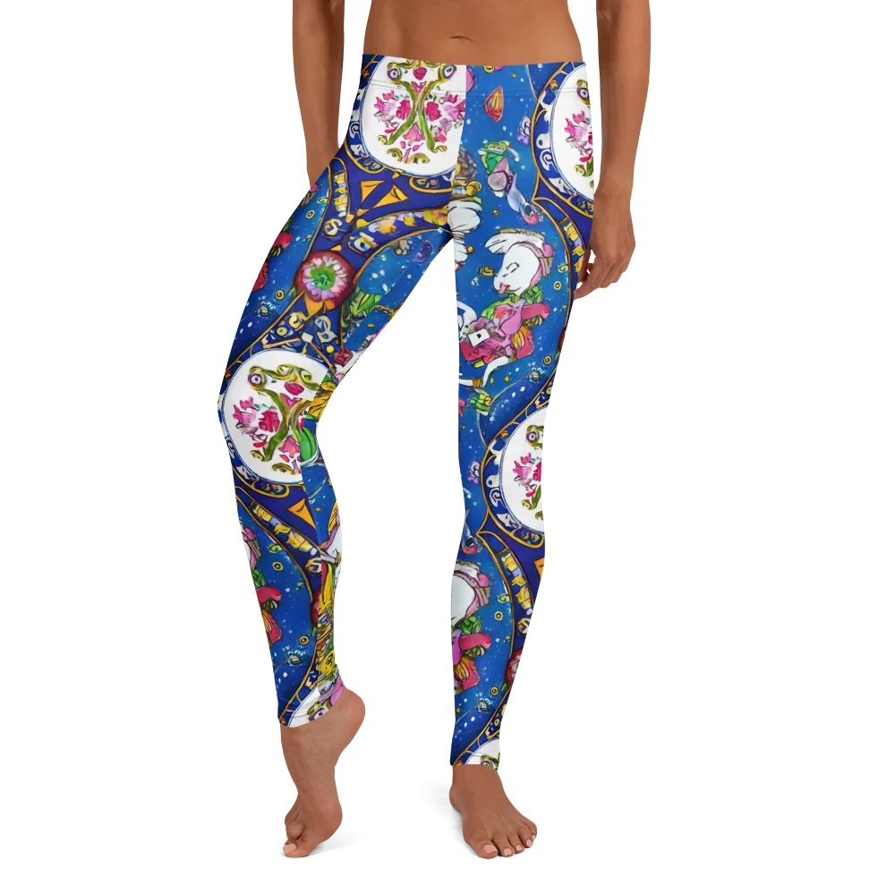 Galactic Masquerade on Leggings — Front