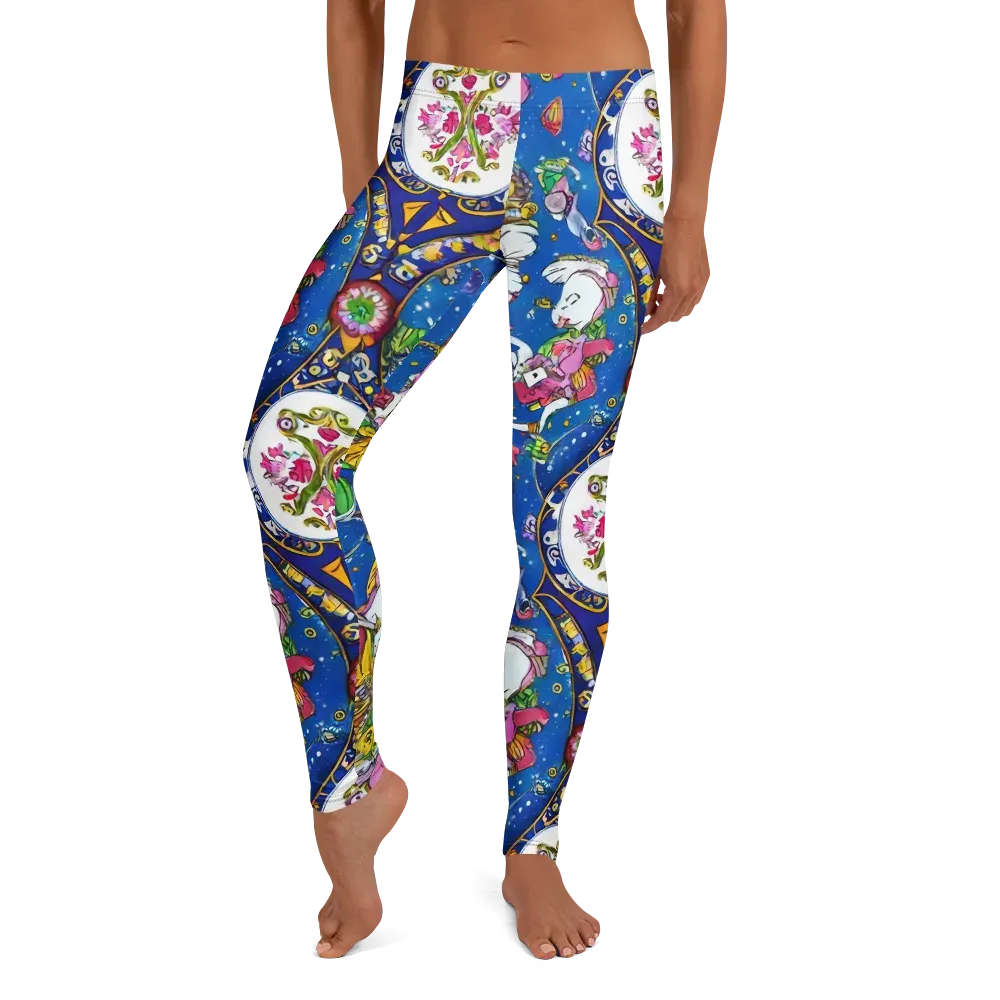 Galactic Masquerade on Leggings — Front