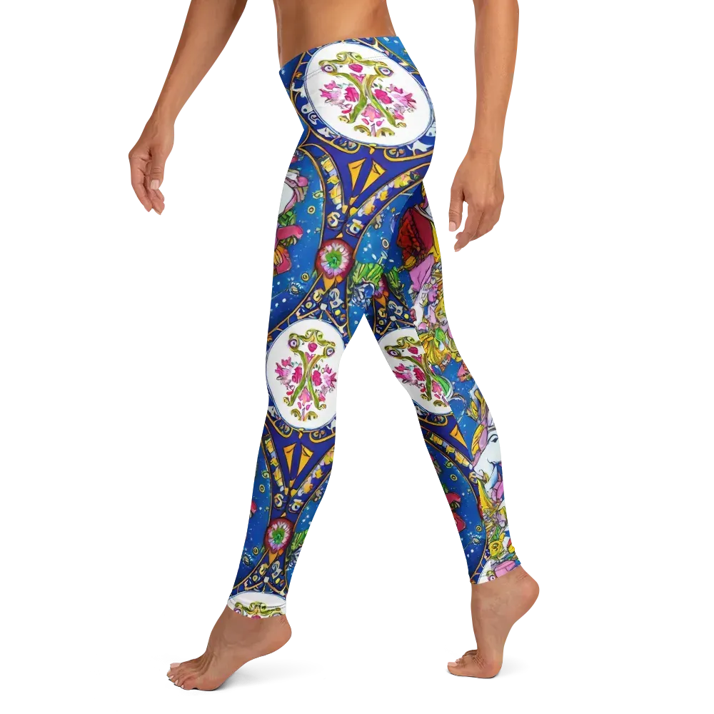 Galactic Masquerade on Leggings — Left