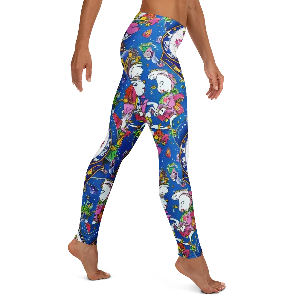Galactic Masquerade on Leggings — Right