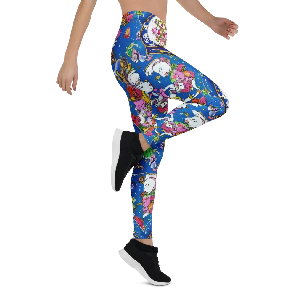 Galactic Masquerade on Leggings — Right