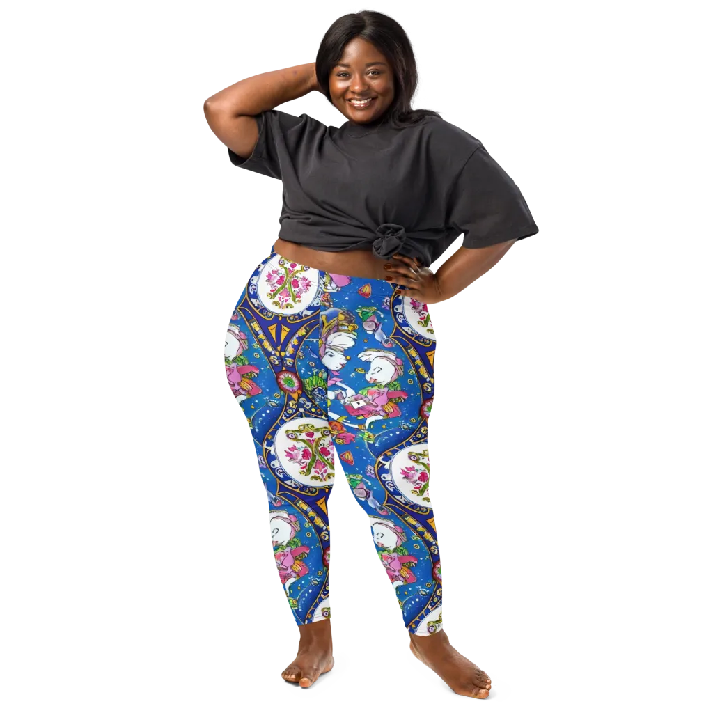 Galactic Masquerade on Leggings — Front