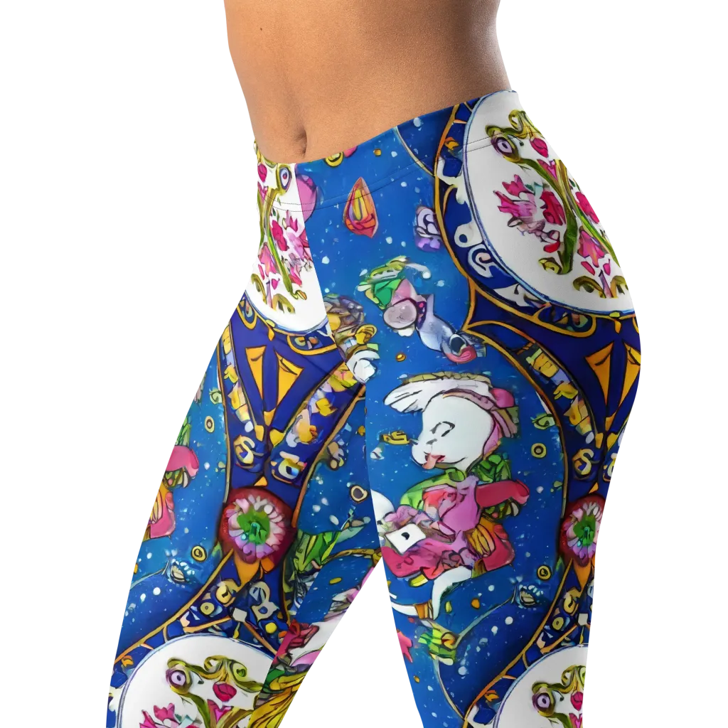 Galactic Masquerade on Leggings — Left Front