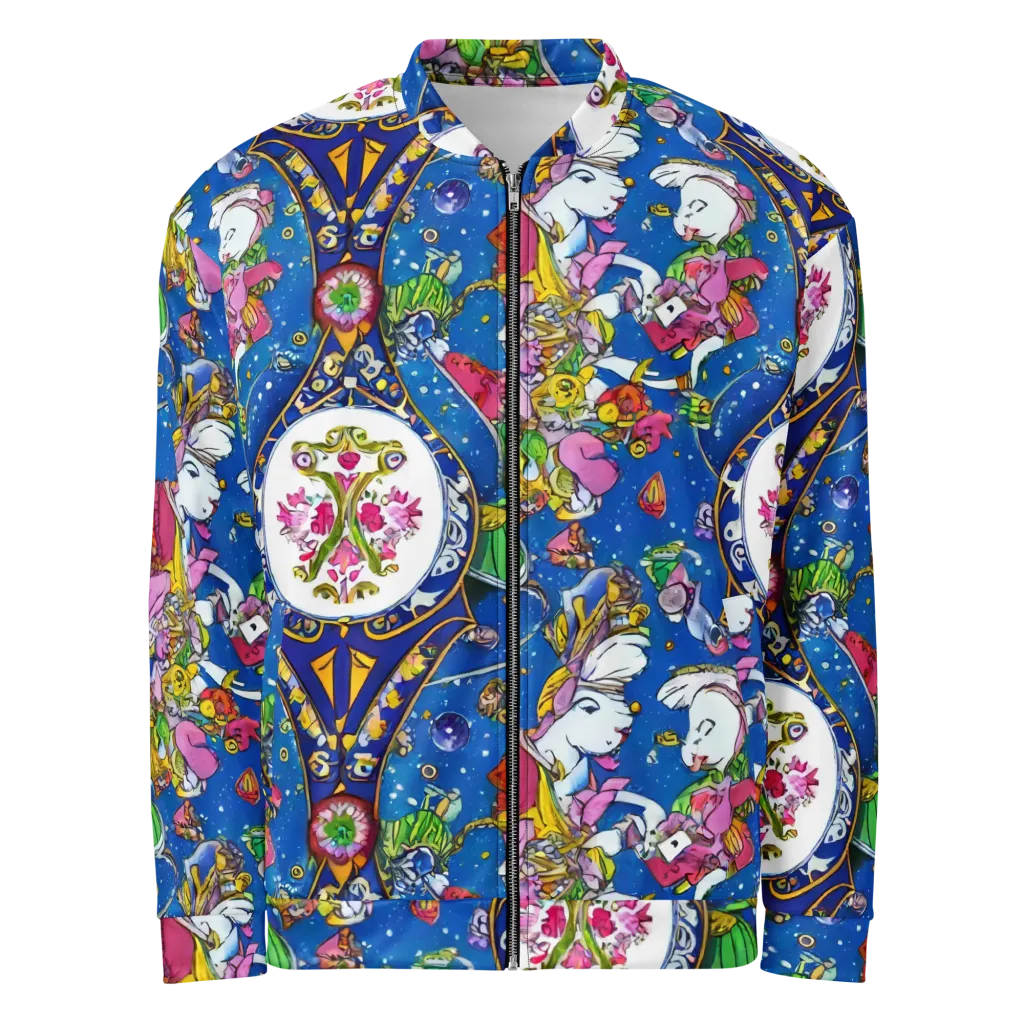 Galactic Masquerade on Bomber Jacket — Front