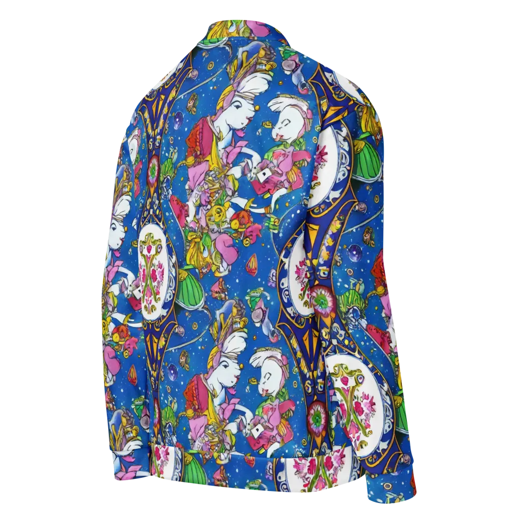 Galactic Masquerade on Bomber Jacket — Right Back