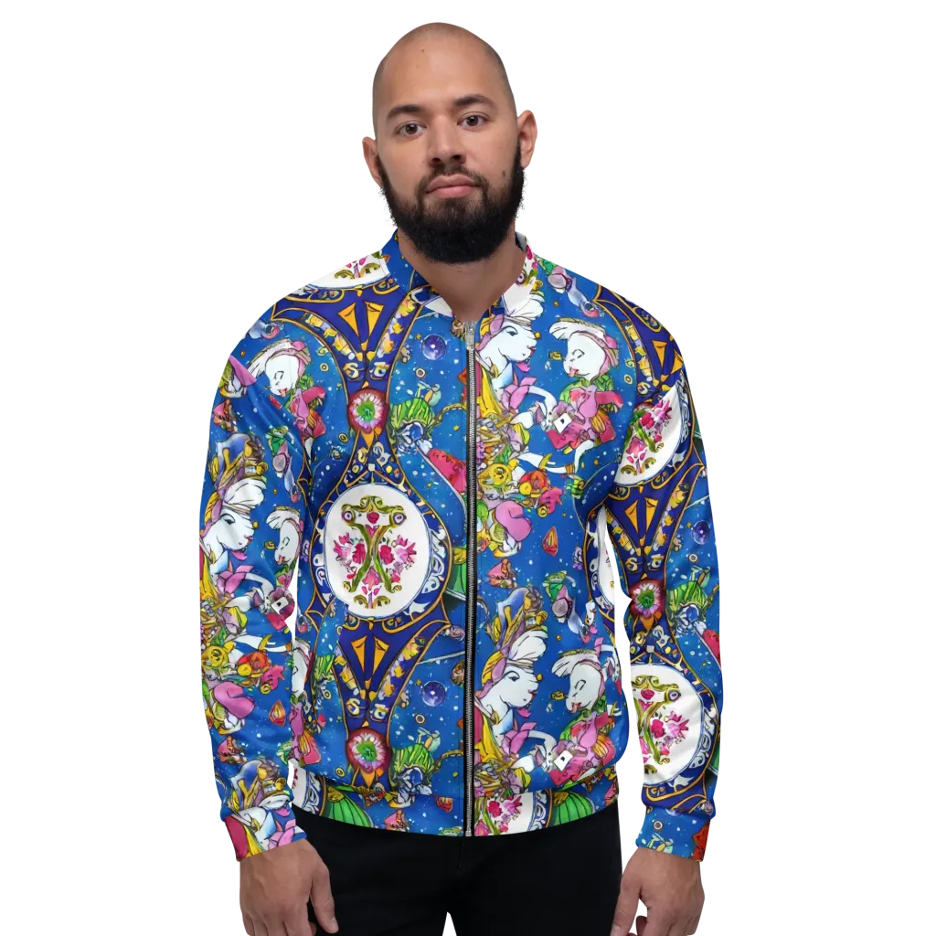 Galactic Masquerade on Bomber Jacket — Front