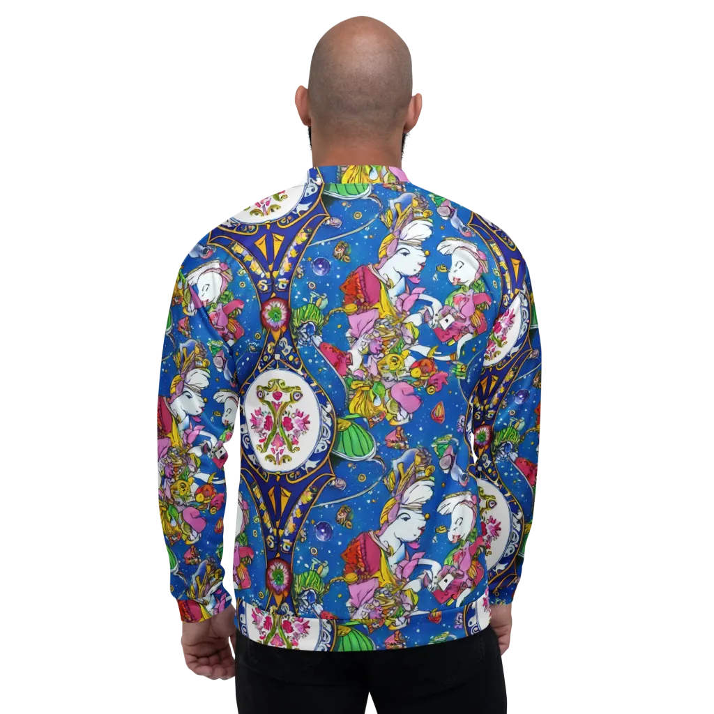 Galactic Masquerade on Bomber Jacket — Back