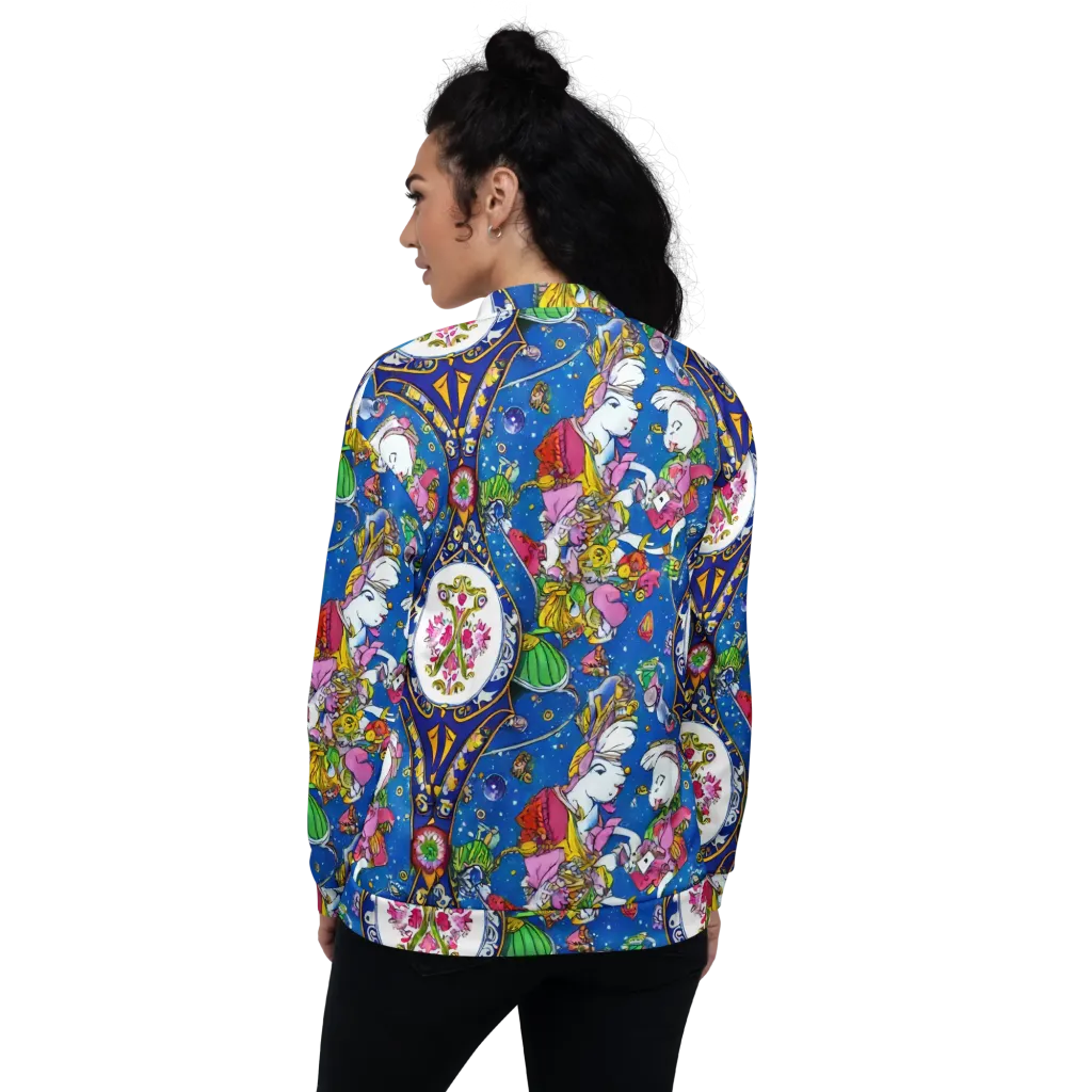 Galactic Masquerade on Bomber Jacket — Back
