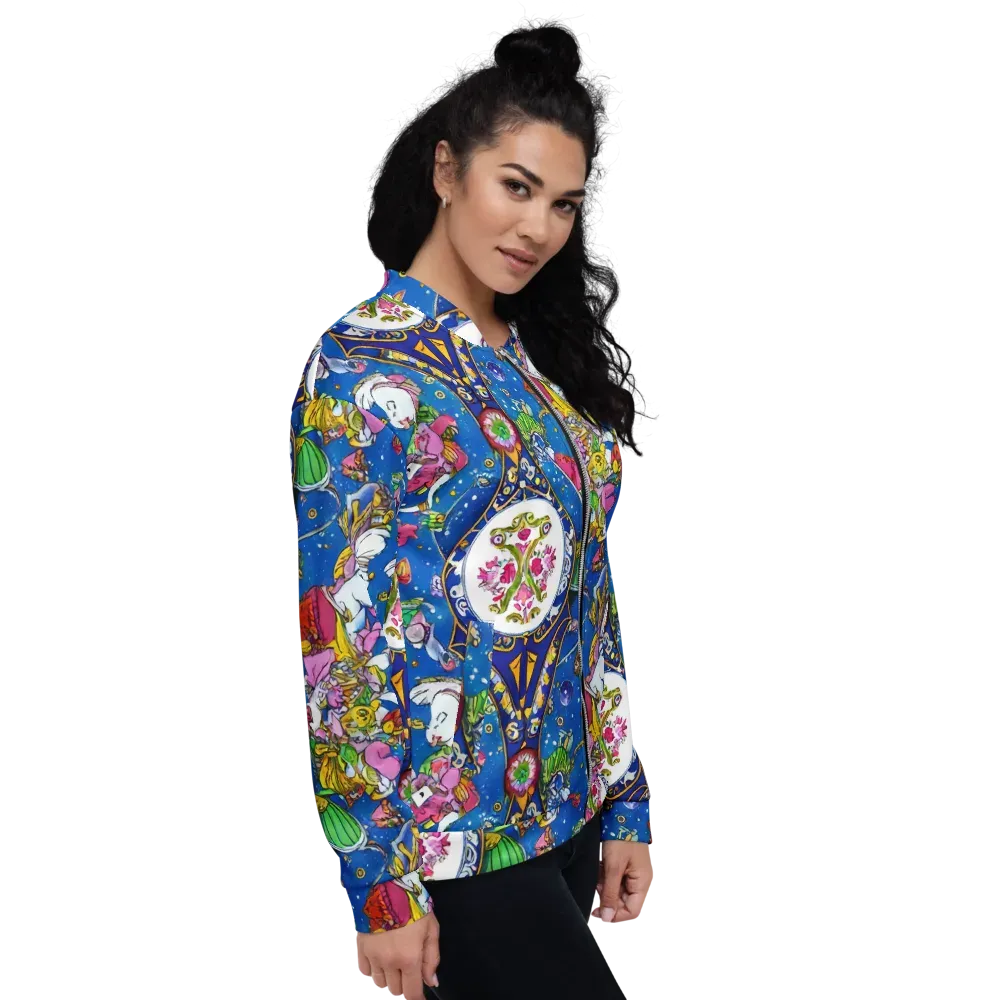 Galactic Masquerade on Bomber Jacket — Right