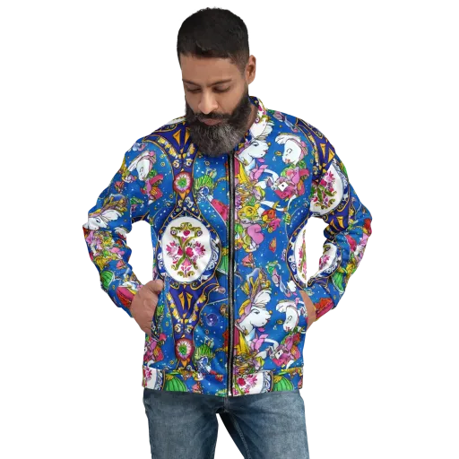 Galactic Masquerade on a Bomber Jacket