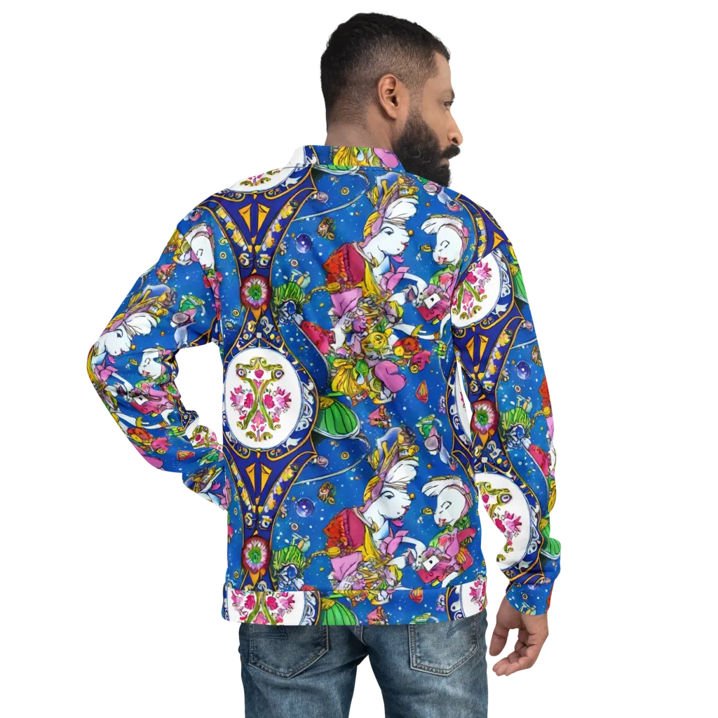 Galactic Masquerade on Bomber Jacket — Back