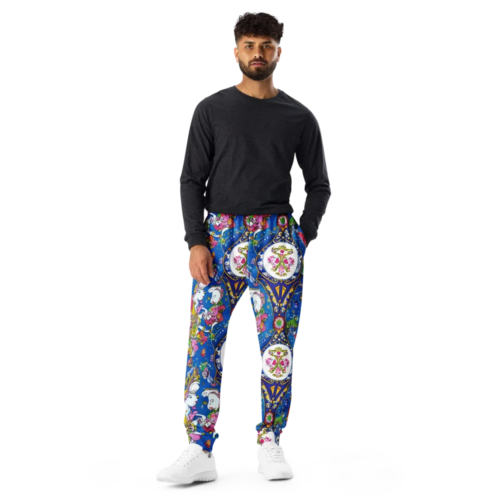 Galactic Masquerade on Men's Joggers — Front