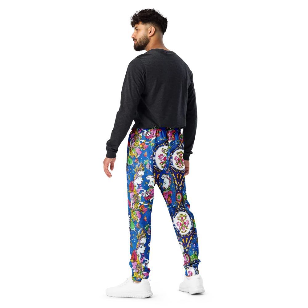 Galactic Masquerade on Men's Joggers — Back