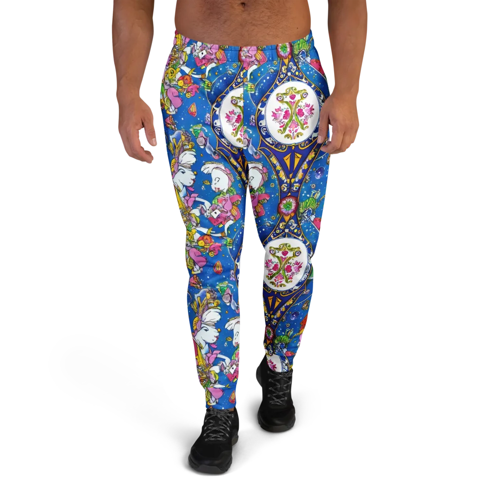 Galactic Masquerade on Men's Joggers — Front
