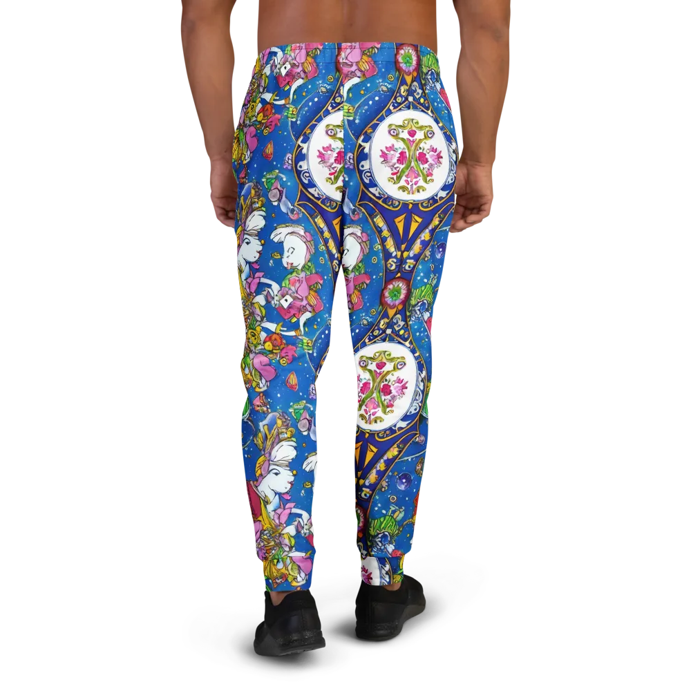 Galactic Masquerade on Men's Joggers — Back
