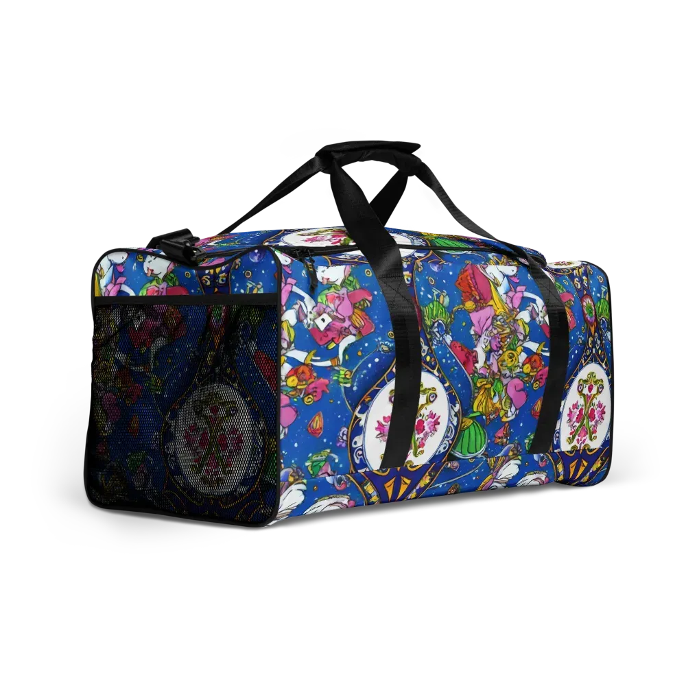 Galactic Masquerade on Duffle Bag — Right Front