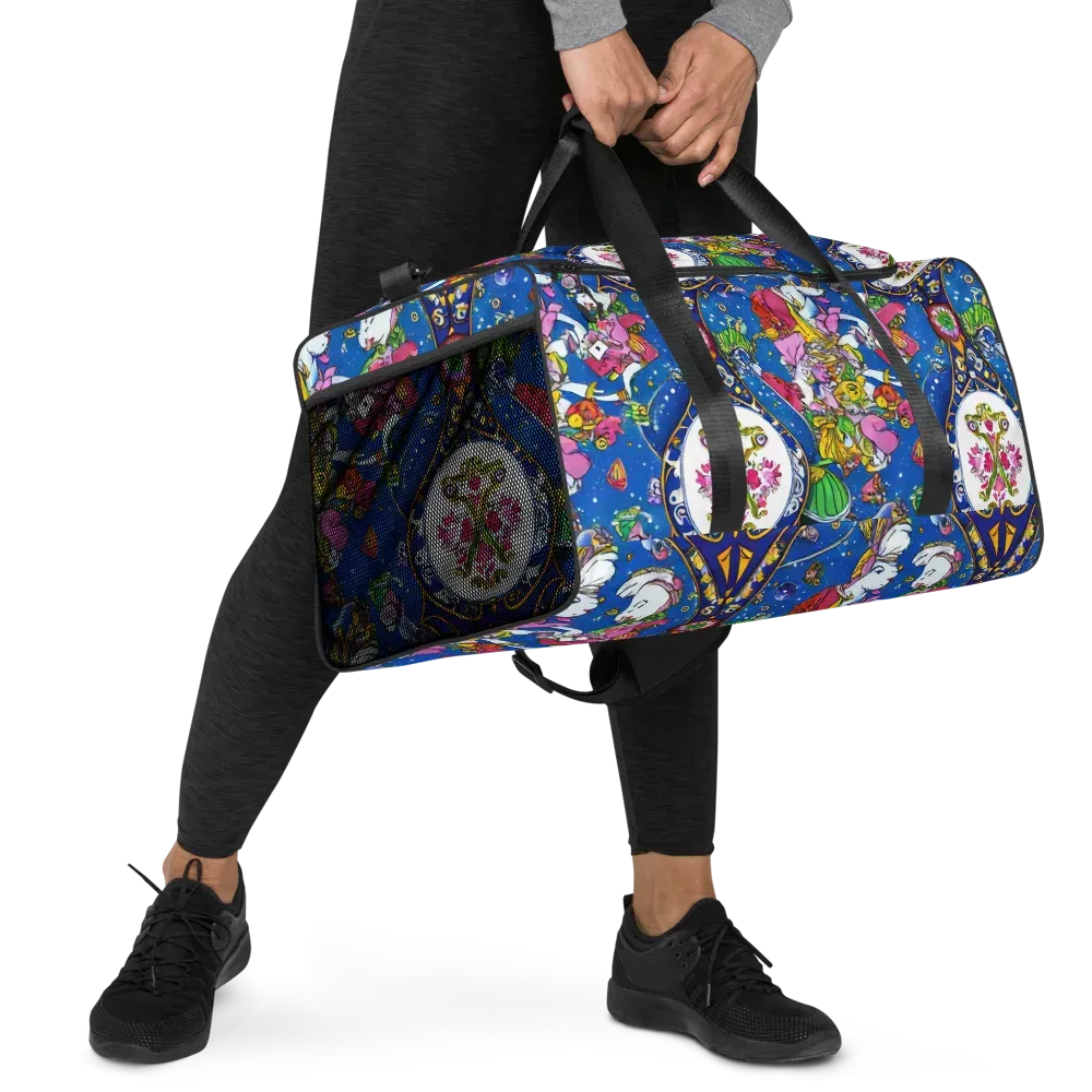 Galactic Masquerade on Duffle Bag — Right Front
