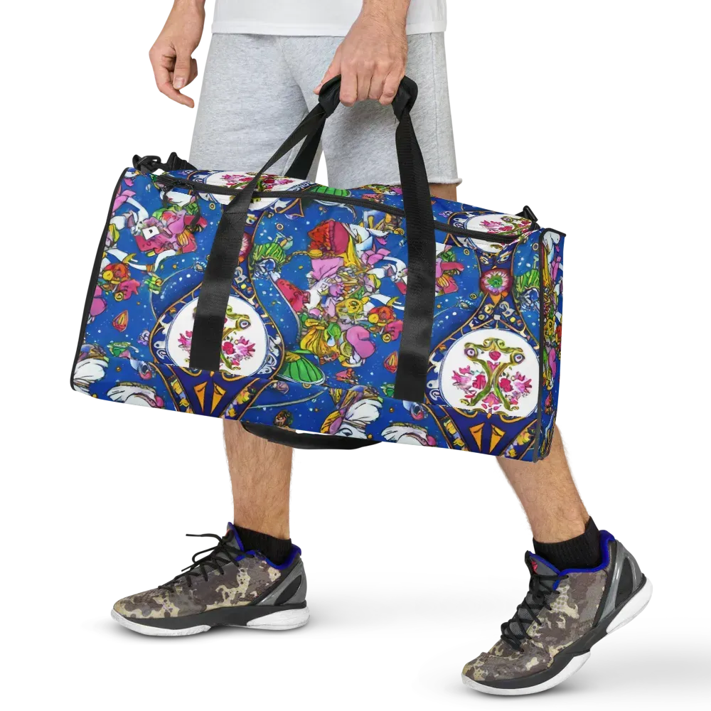 Galactic Masquerade on Duffle Bag — Front