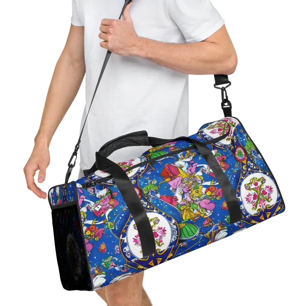 Galactic Masquerade on Duffle Bag — Right Front