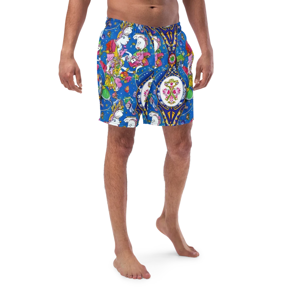 Galactic Masquerade on Swim Trunks — Front