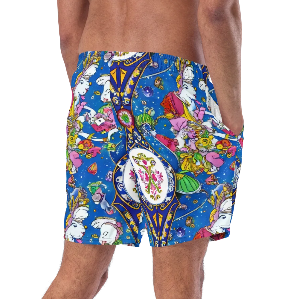 Galactic Masquerade on Swim Trunks — Right Back