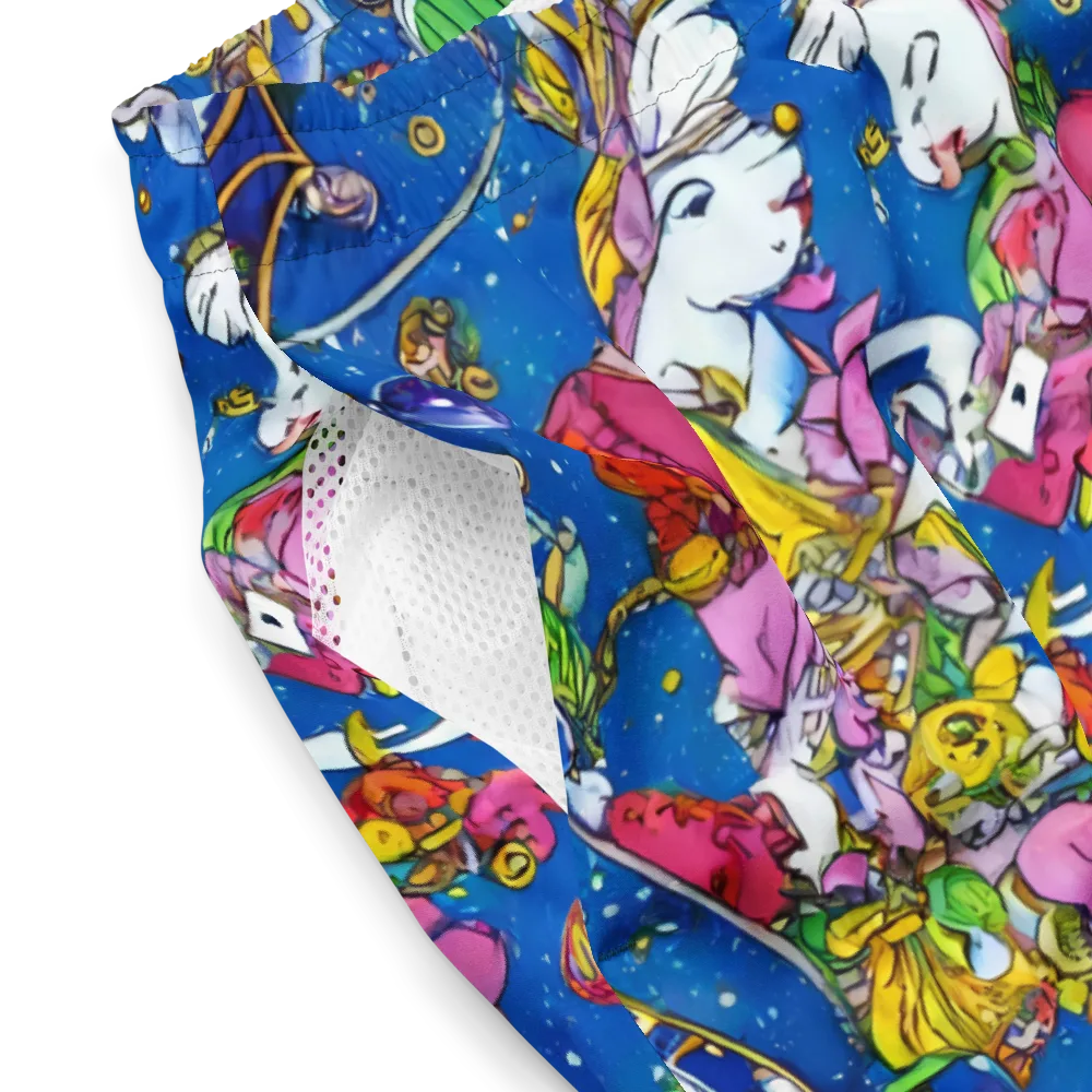 Galactic Masquerade on Swim Trunks — Product details 2