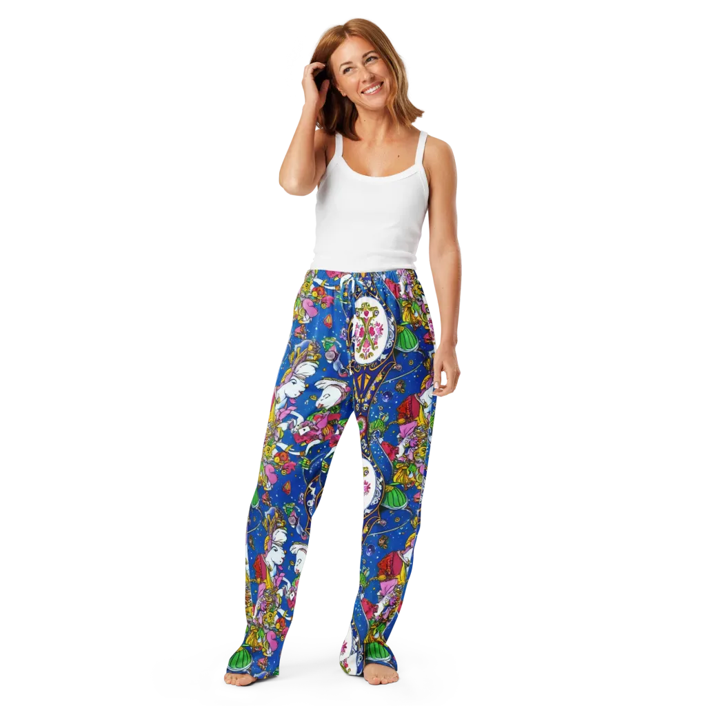 Galactic Masquerade on Women's Pajama Pants — Front