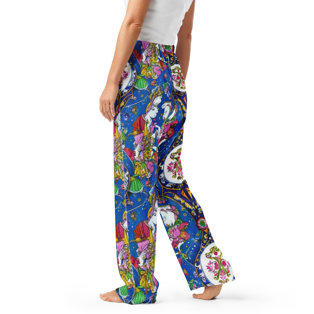 Galactic Masquerade on Women's Pajama Pants — Left