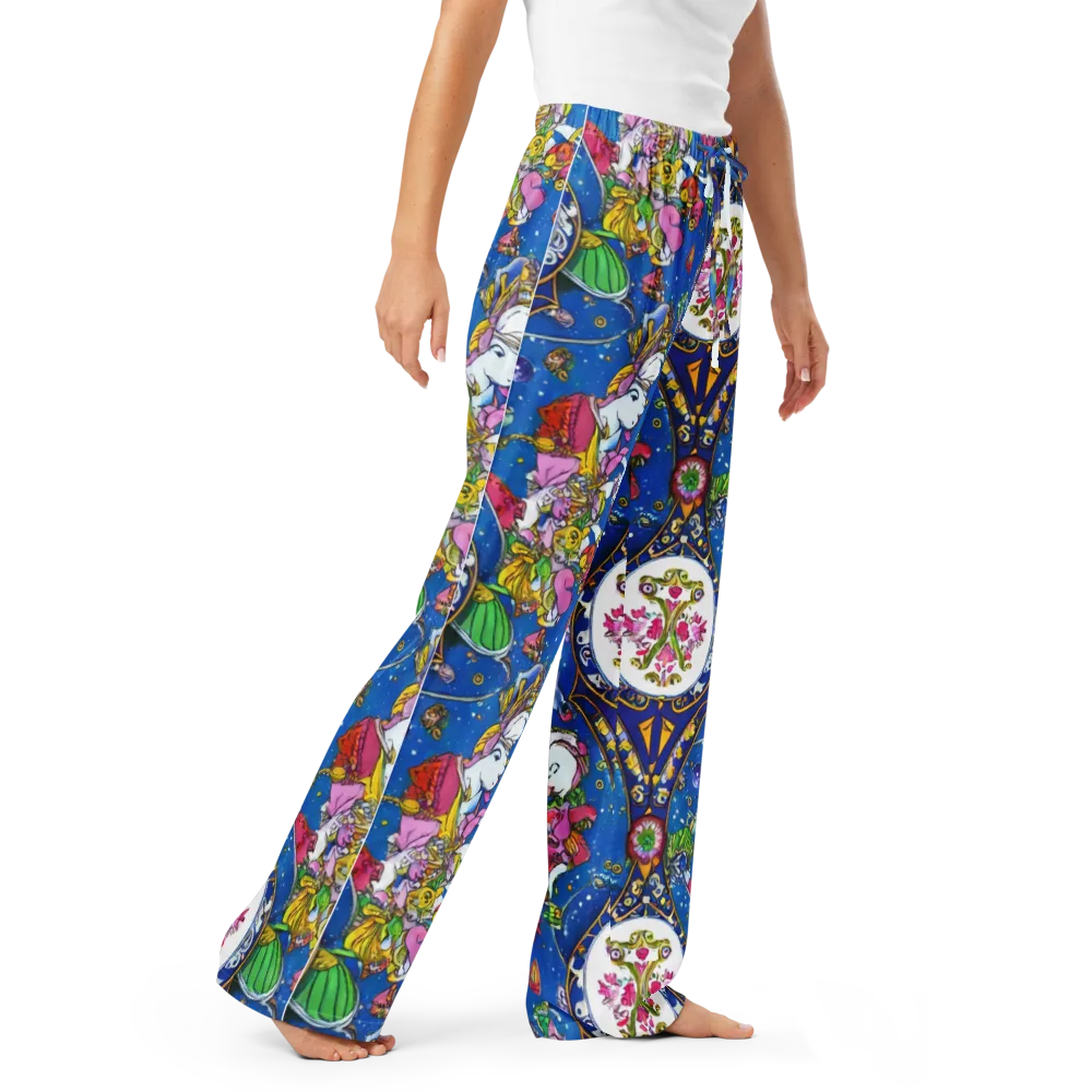 Galactic Masquerade on Women's Pajama Pants — Right Front