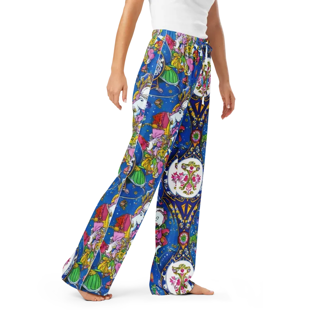 Galactic Masquerade on Women's Pajama Pants — Right Front