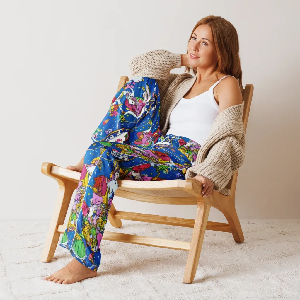 Galactic Masquerade on Women's Pajama Pants — Front