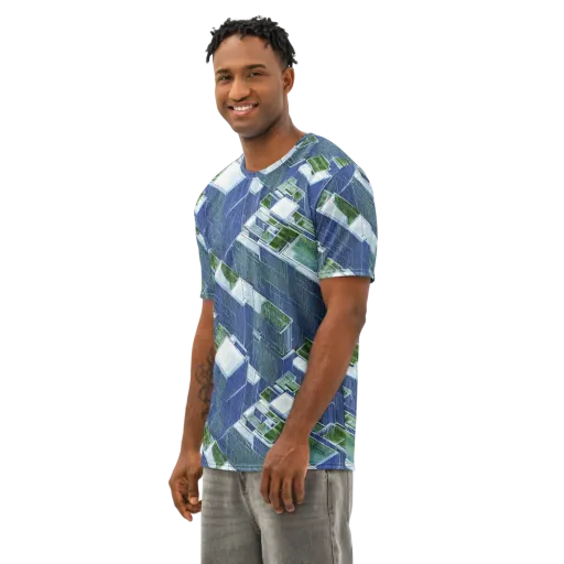 Urban Eden on a Men's Cotton Crew Neck T-Shirt