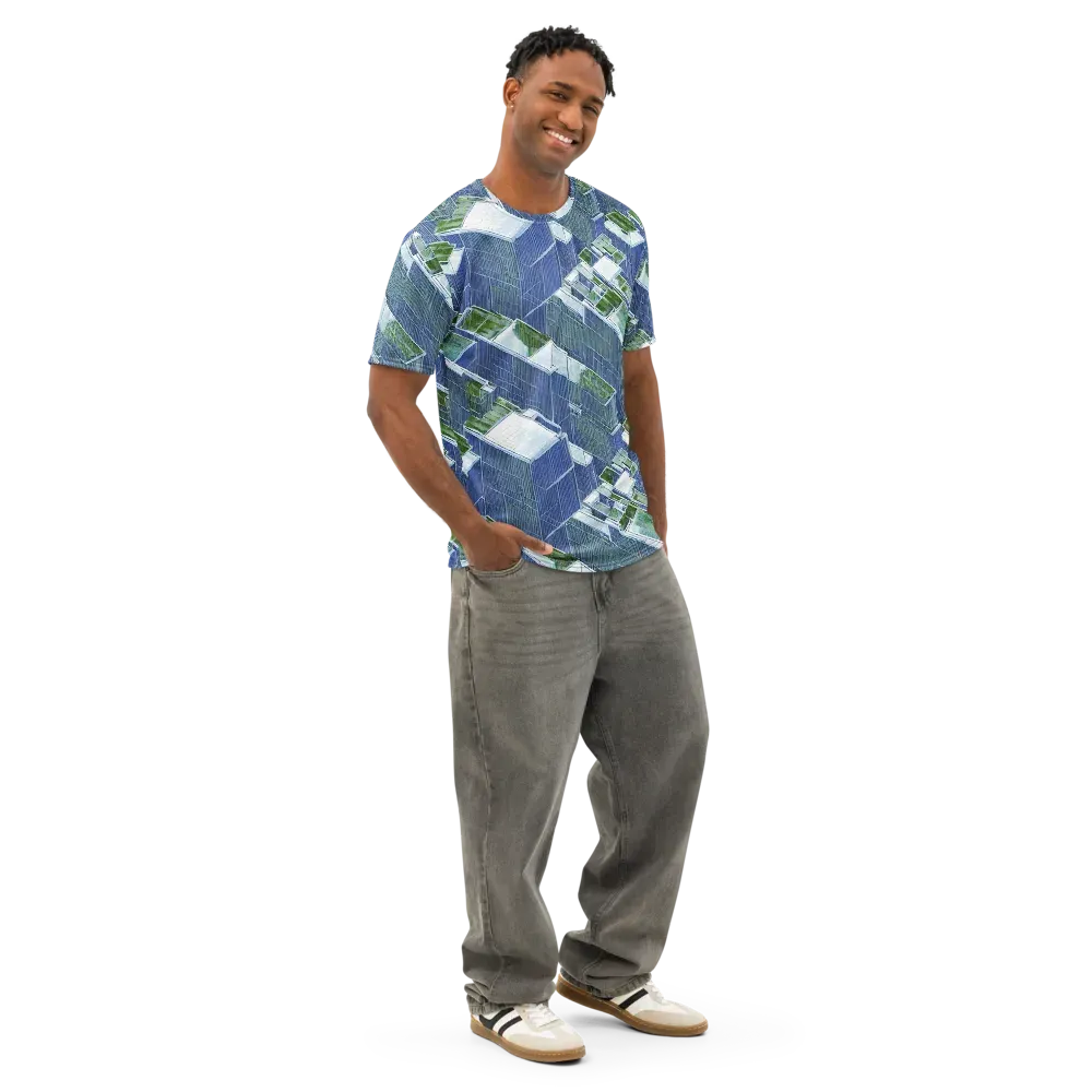 Urban Eden on Men's Cotton Crew Neck T-Shirt — Right Front