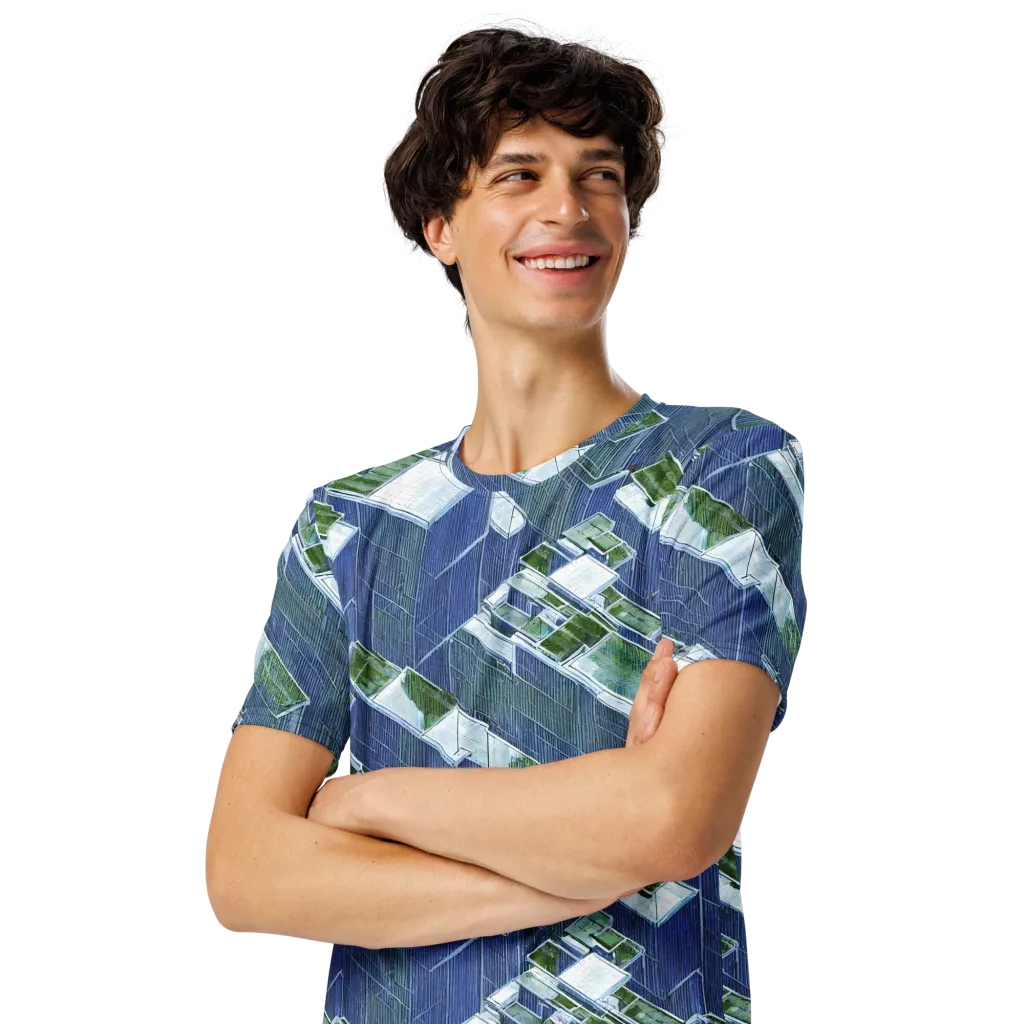 Urban Eden on Men's Crew Neck T-Shirt — Left Front