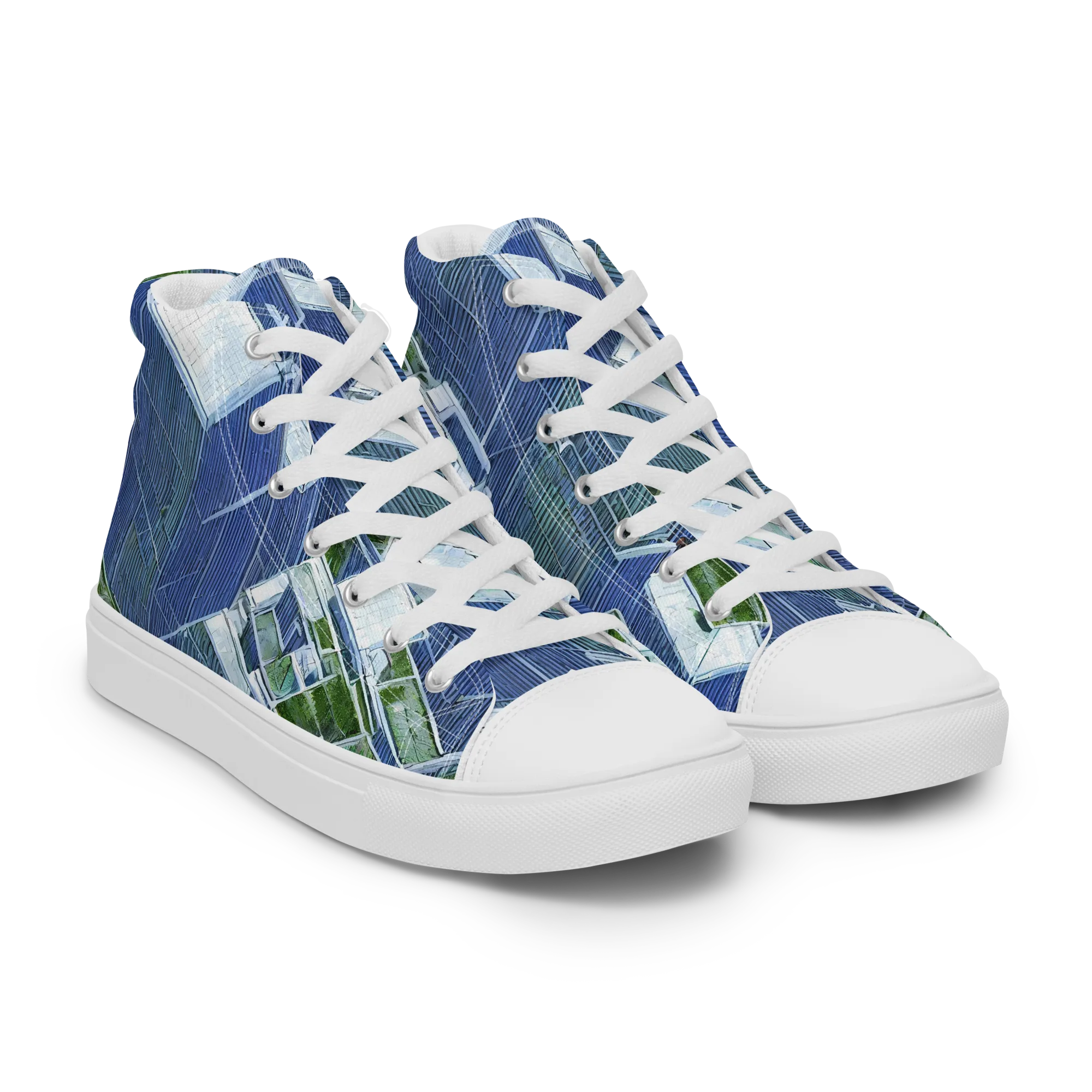 Urban Eden on Men's High Top Canvas Shoes — Right Front
