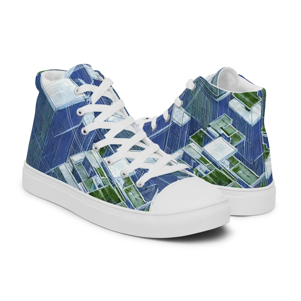 Urban Eden on Men's High Top Canvas Shoes — Right