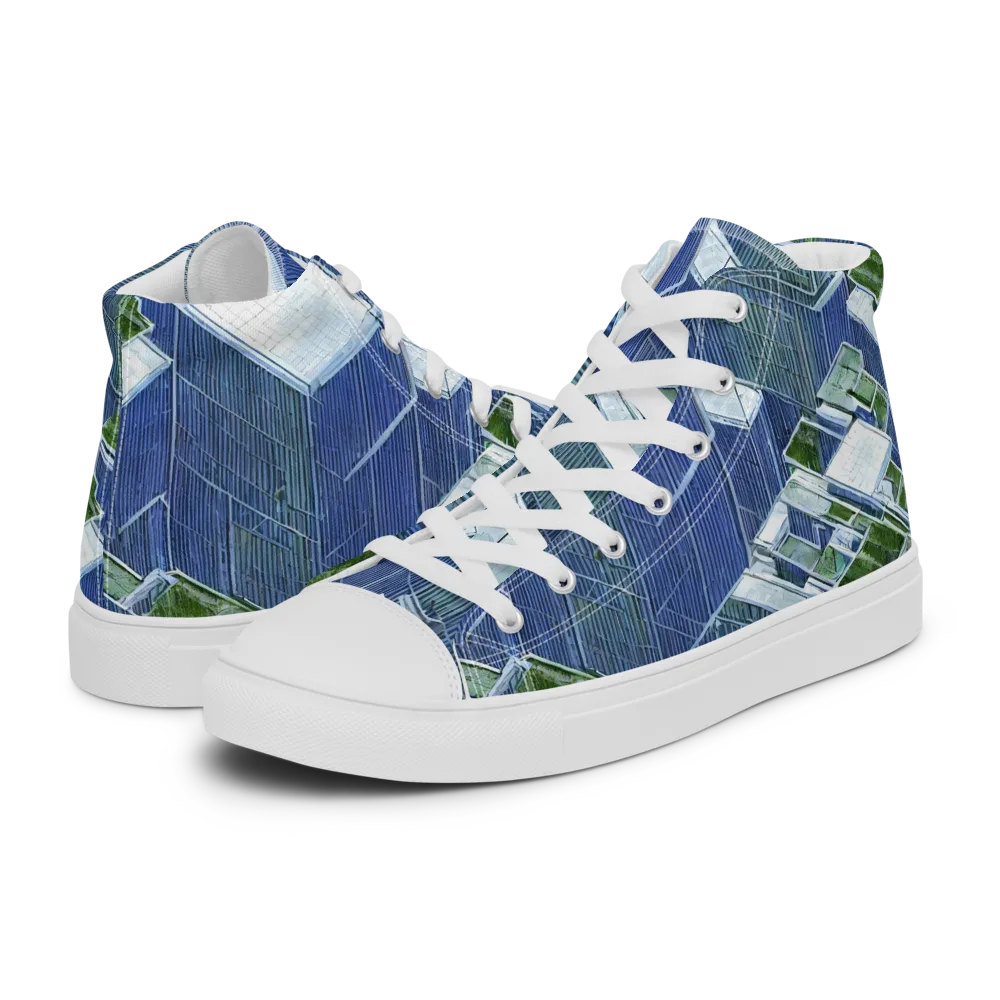 Urban Eden on Women's High Top Canvas Shoes — Left