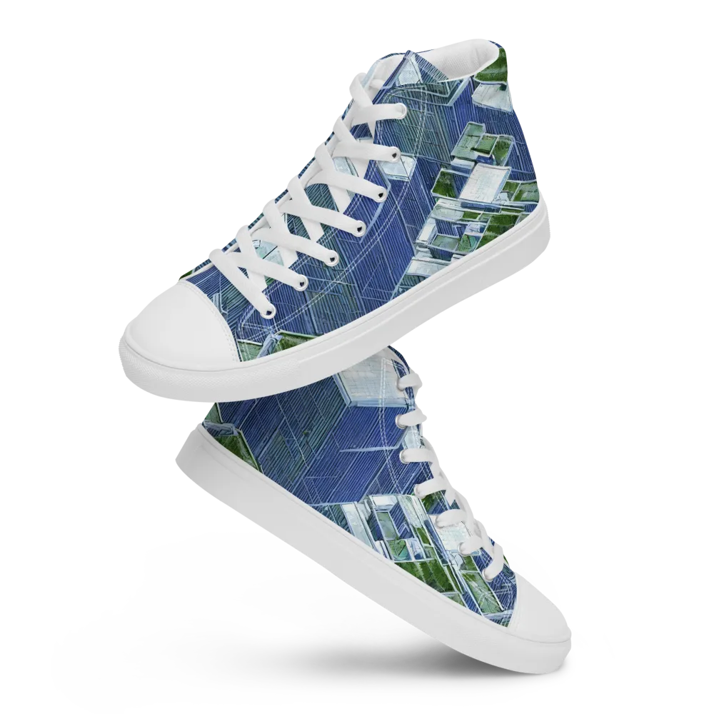 Urban Eden on Women's High Top Canvas Shoes — Front