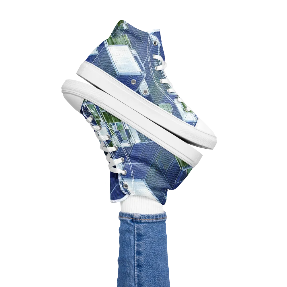 Urban Eden on Women's High Top Canvas Shoes — Left
