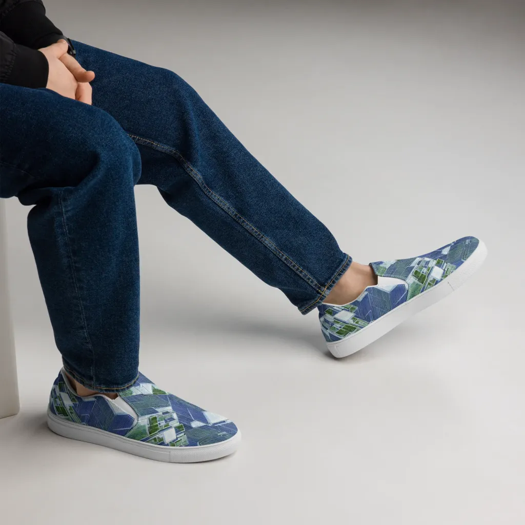 Urban Eden on Men's Slip-On Canvas Shoes — Right