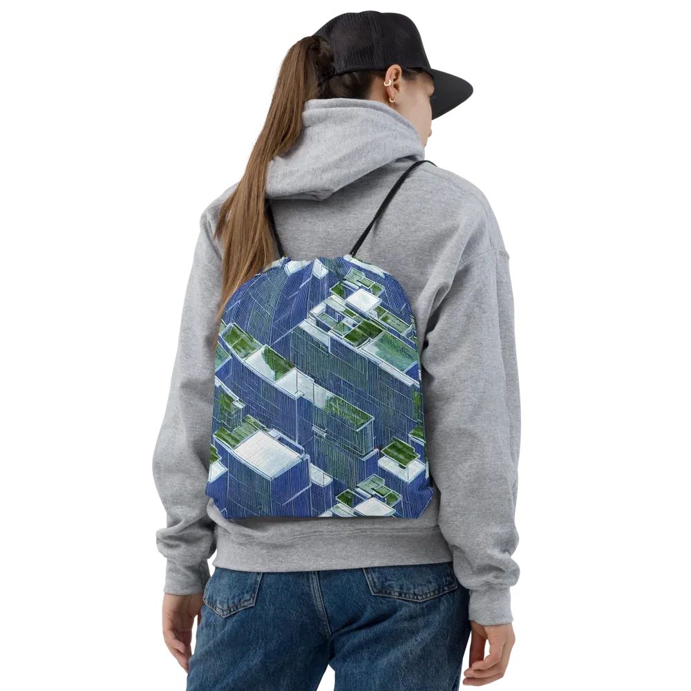 Urban Eden on Drawstring Bag — Front