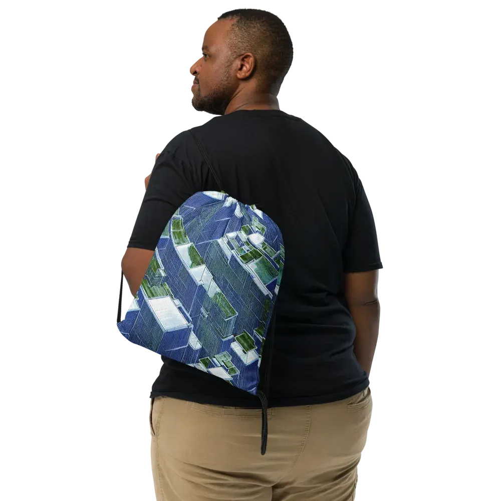 Urban Eden on Drawstring Bag — Front